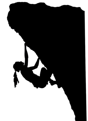 girl rock climbing